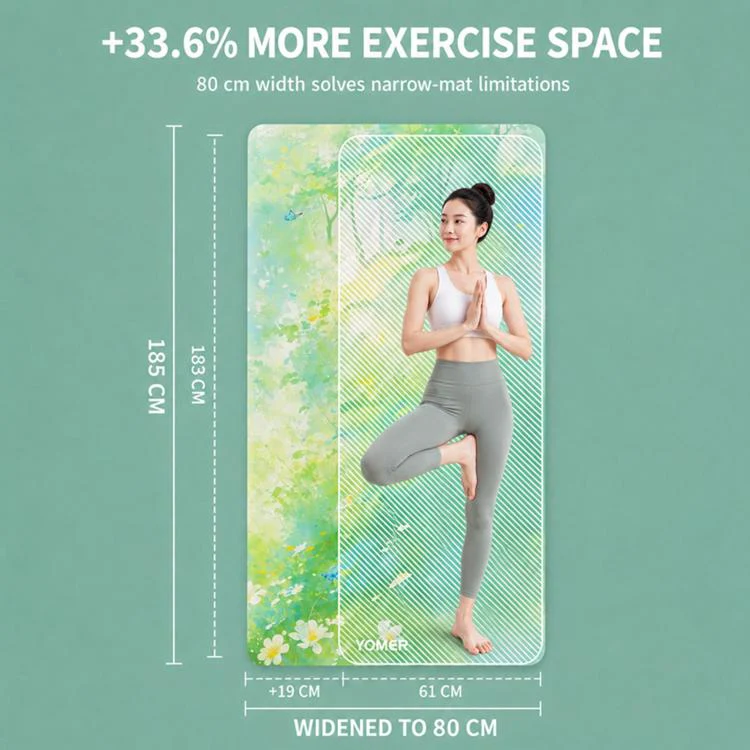 Double-Sided Anti-Slip Texture Thickened Soundproof Yoga Mat(Mirror of the Sky) - Image 5