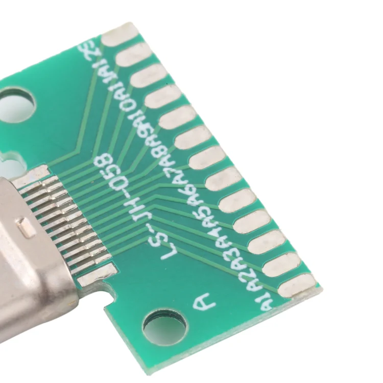 Double-sided Positive and Negative Type C Male Test Board USB 3.1 with PCB 24pin Welded - Image 4