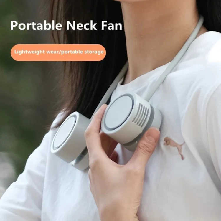 DQ209 Portable Hanging Neck Mute Aroma Diffuser Small Fan(Green) - Image 4