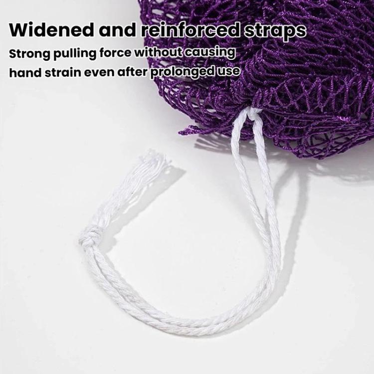 Drawstring Long Nylon Bath Towel High Elastic Exfoliating Sauna Towel(Yellow) - Image 7