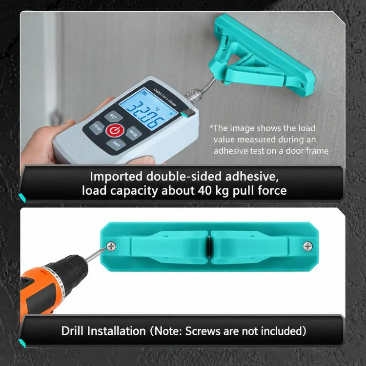 Drill-Free Wall-Mounted Silicone Fishing Rod Display Holder(Green) - Image 10