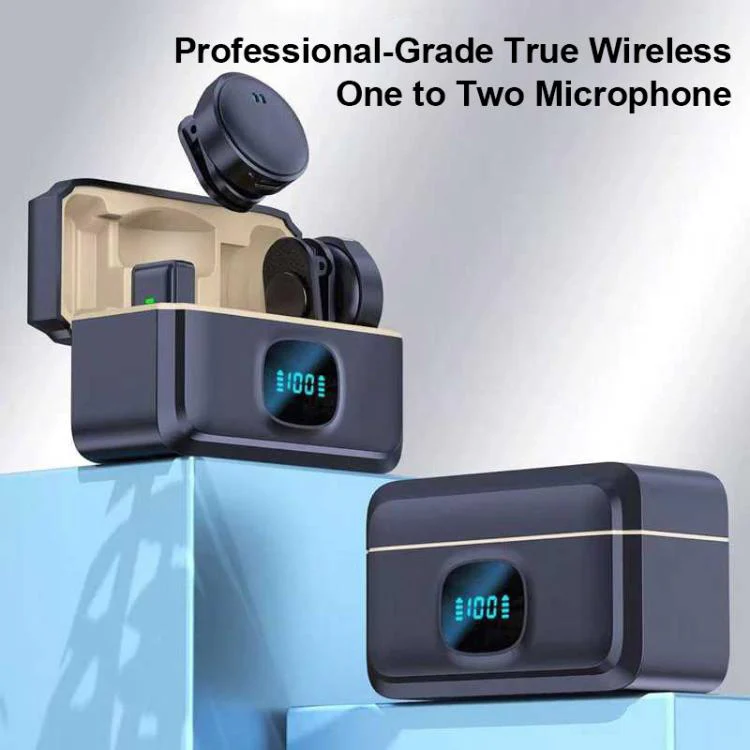 DS-Q8 Wireless Lavalier Noise Reduction Microphone, Interface:USB-C Receiver - Image 2