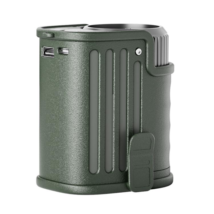 DSF110 High Speed ??Motor Waist Fan with LED Light(Military Green)