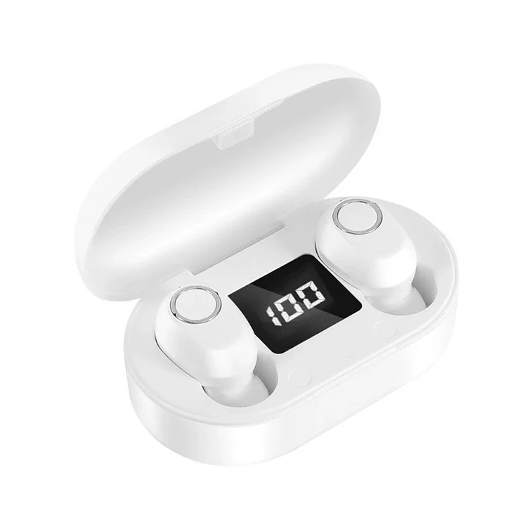 DT-13 Wireless Two Ear Bluetooth Headset Supports Touch & Smart Magnetic Charging(White) - Image 2