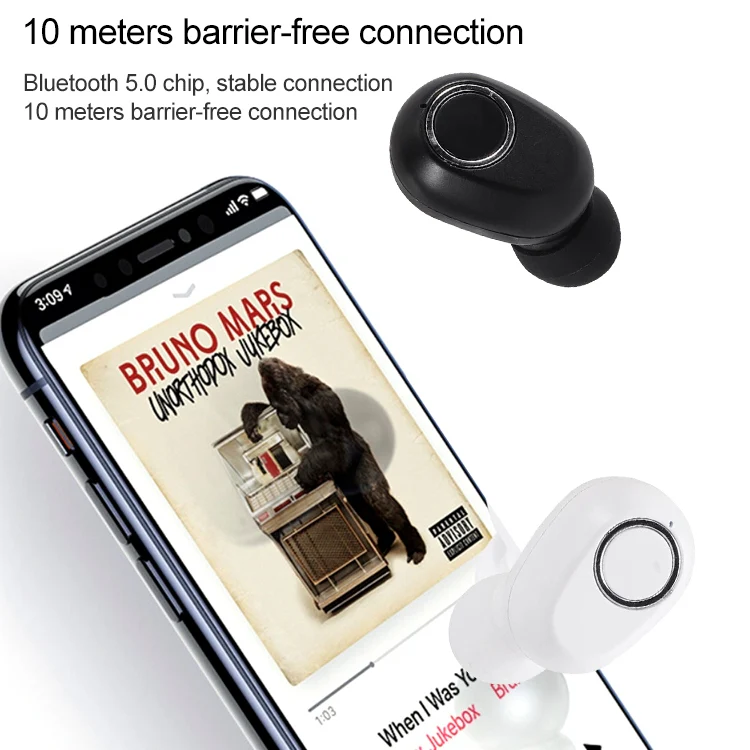 DT-13 Wireless Two Ear Bluetooth Headset Supports Touch & Smart Magnetic Charging(White) - Image 4