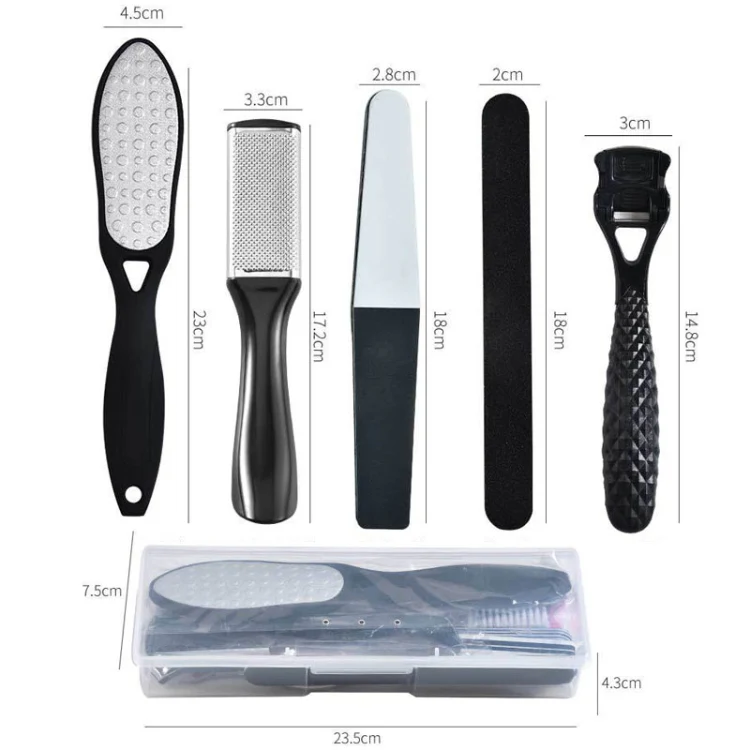 DT17-1 17 In 1 Pedicure Kit Foot File And Grinder Exfoliating Manicure And Pedicure Tools(White) - Image 3