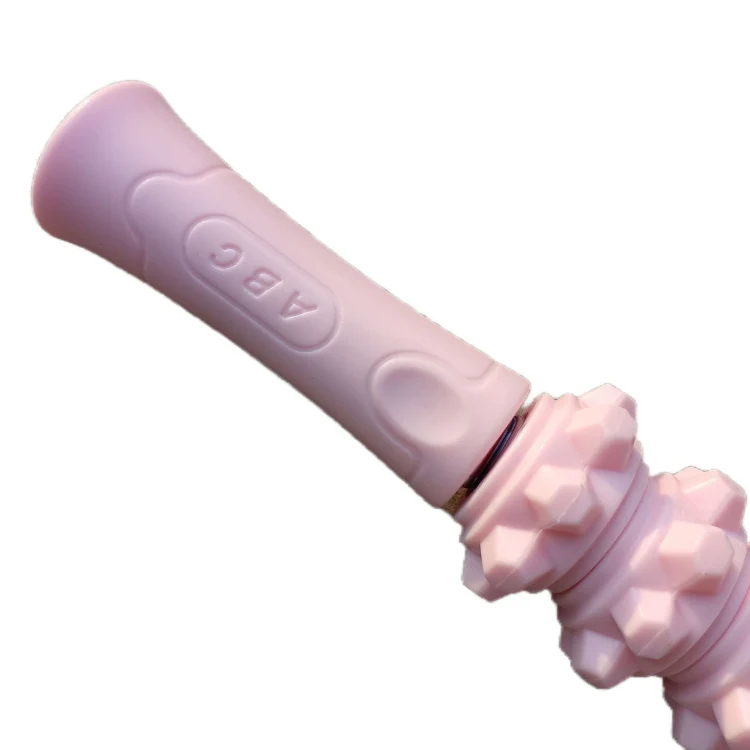 Dual-Purpose Spring Arm Force Massage Stick Muscle Relaxation Roller(Matcha Green) - Image 3