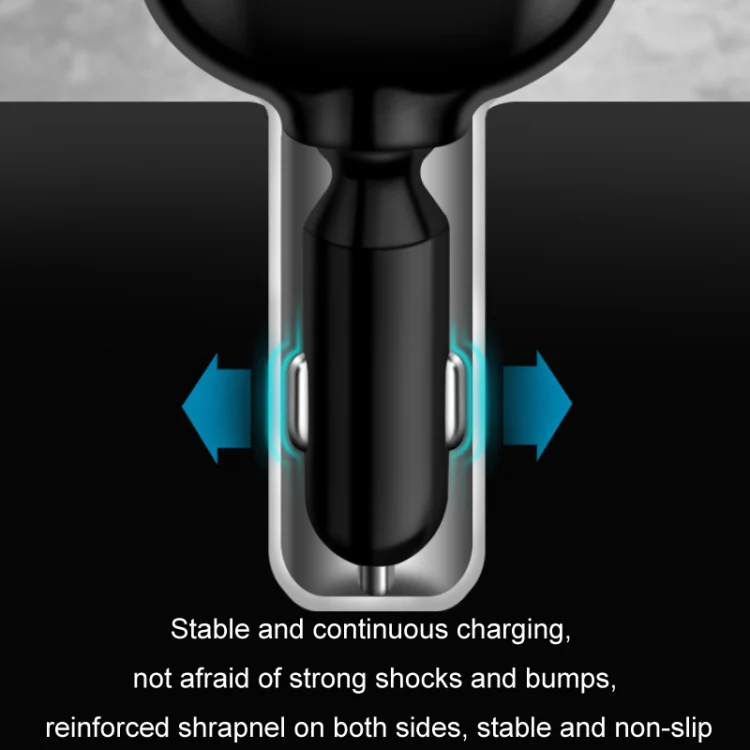 Dual USB Type-C Real-time Digital Display Cigarette Lighter Expansion Car Charger, Model: 66W Dual A+C - Image 8
