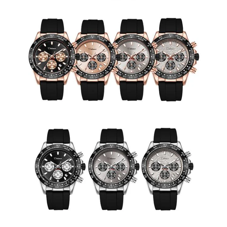 Dulunwe 30m Waterproof Luminous Fully Automatic Mechanical Watch(Rose Gold) - Image 2