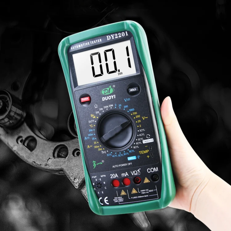 DUOYI DY2201 Car High-precision Digital Automobile Multi-function Maintenance Automatic Universal Meter - Image 7