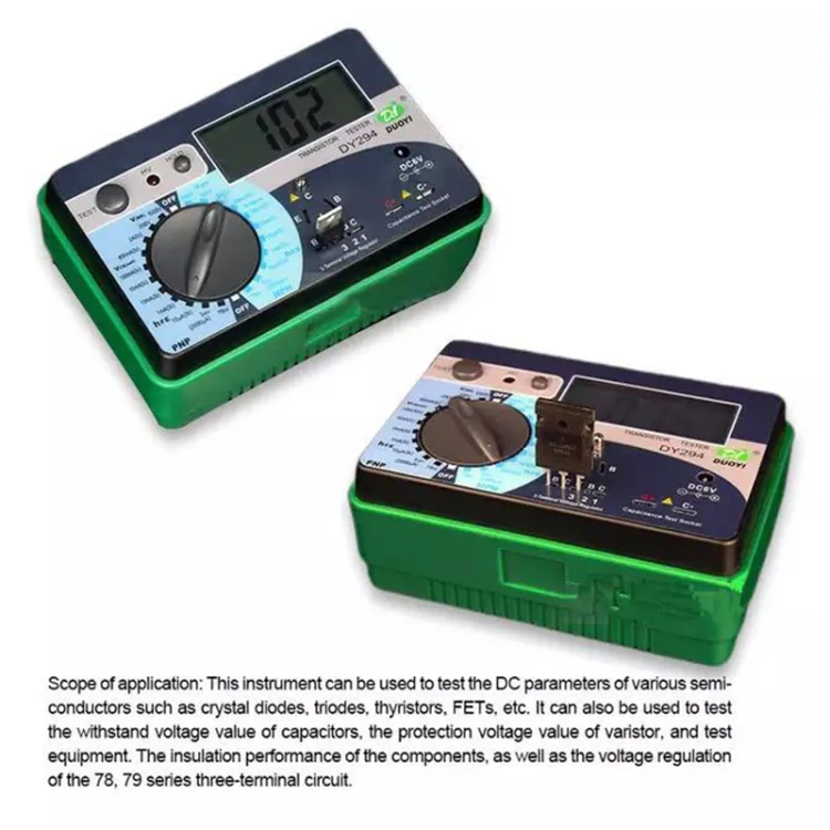 DUOYI DY294 Multifunction Digital Transistor AnalyzerTester - Image 3