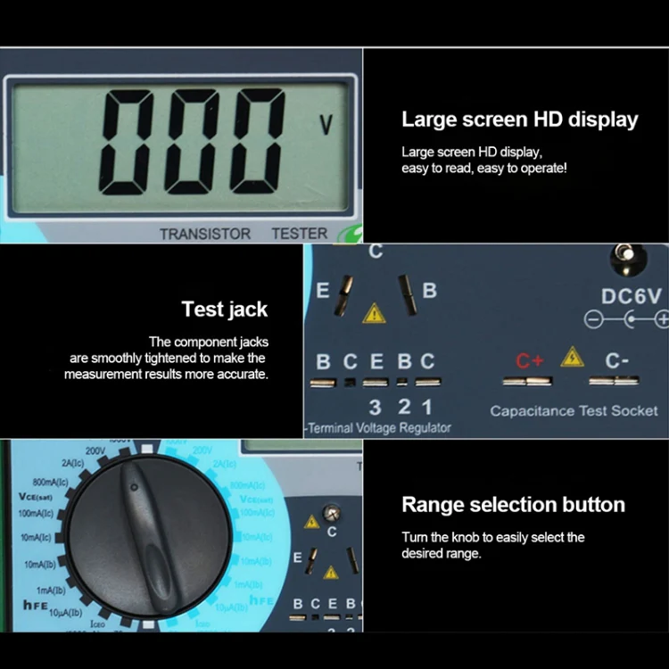 DUOYI DY294 Multifunction Digital Transistor AnalyzerTester - Image 4