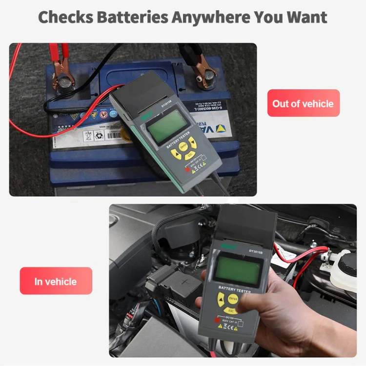 DUOYI DY3015B Car Multi-language 12V Battery Tester - Image 7