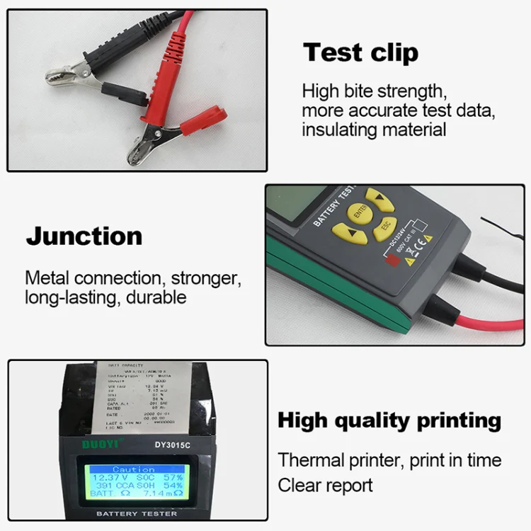 DUOYI DY3015C Car 24V Battery Tester - Image 4