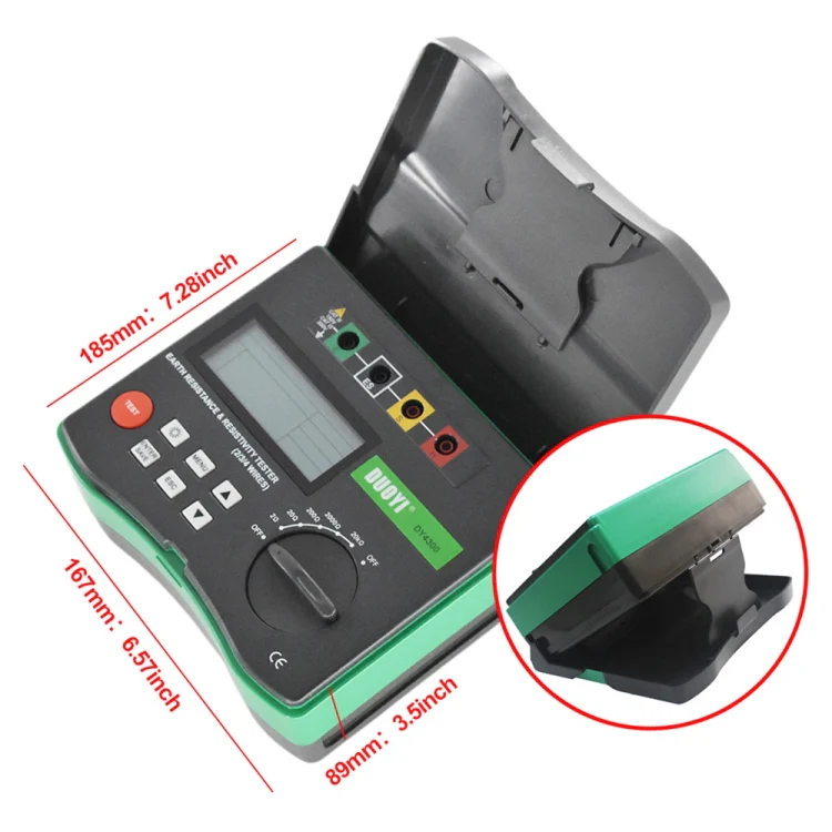 DUOYI DY4300 Higher Accuracy Digital Ground Resistance Tester - Image 2