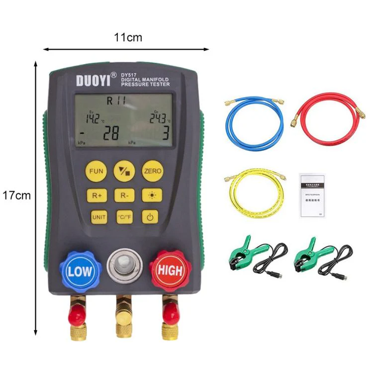 DUOYI DY517A Car Air Conditioning Diagnostic Instrument Temperature Monitor Fluoride Meter - Image 6