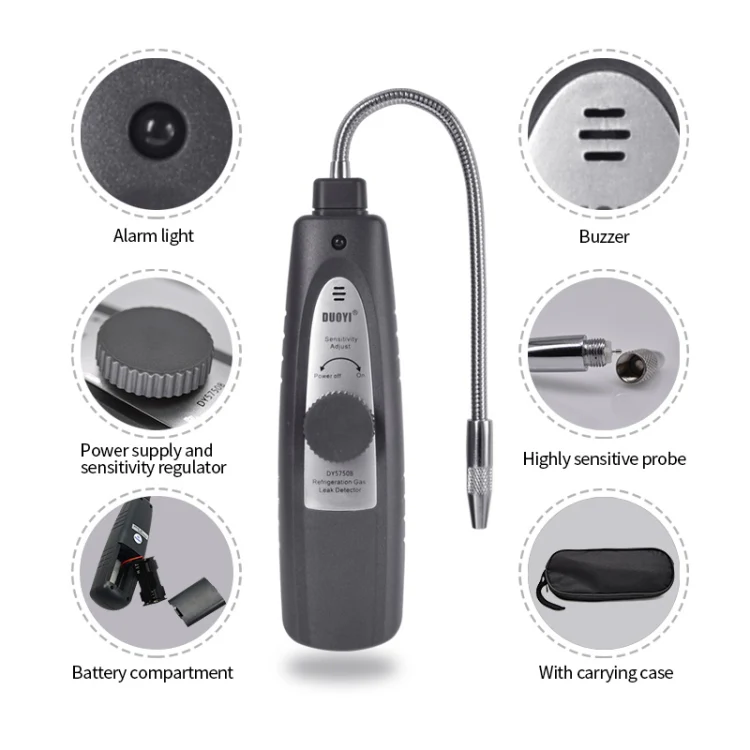DUOYI DY5750B Car Air Conditioner Leak Detector - Image 3