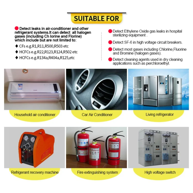 DUOYI DY5750B Car Air Conditioner Leak Detector - Image 5