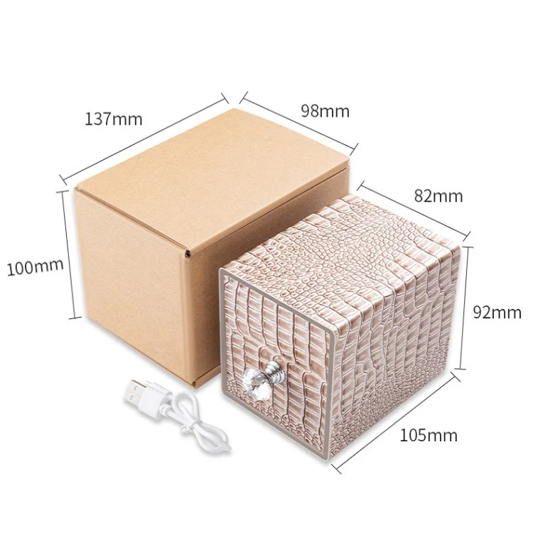 Dustproof Blue Light Disinfection Nail Polisher Storage Box(Khaki) - Image 3