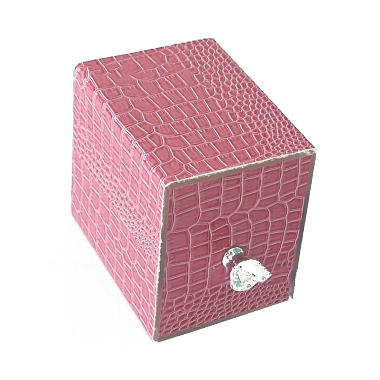 Dustproof Blue Light Disinfection Nail Polisher Storage Box(Pink) - Image 2