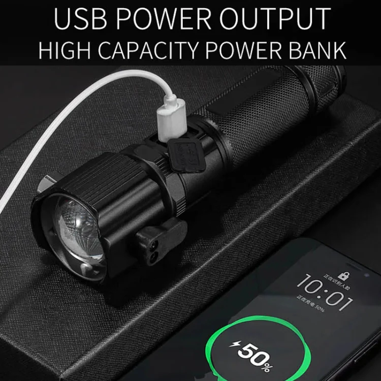 E-SMARTER W5196 Laser Life Saving Flashlight Seat Belt Cutting Emergency Car Backup Tool Flashlight - Image 11