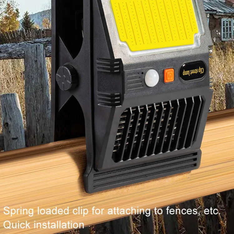 E-SMARTER W7105-1 Patch Solar Wall Lamp With Clip Mosquito Killer Lamp Portable Body Sensor Outdoor Garden Light - Image 7