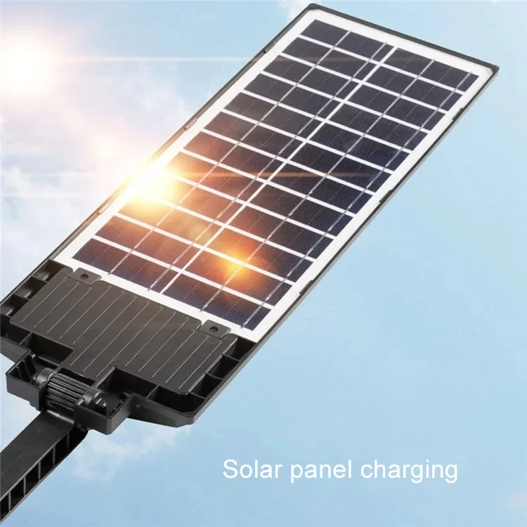 E-SMARTER W789B-6 LED Strong Light Double Row Solar Garden Light Induction Street Lamps - Image 6