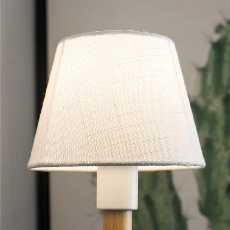 E27 LED Bedside Aisle Creative Personality Wooden Wall Lamp, Power source: With LED White Light 5W(White) - Image 3