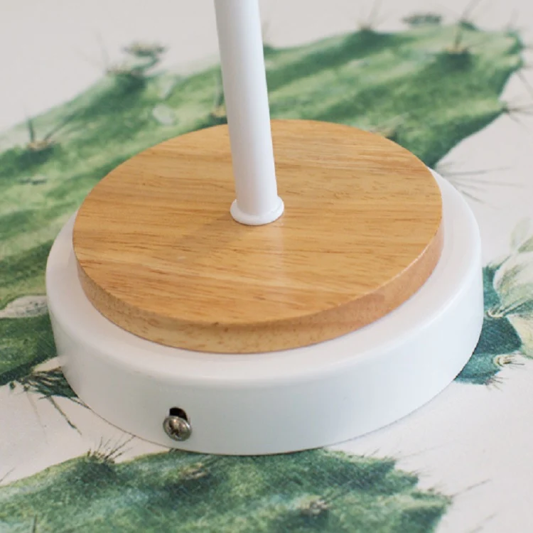 E27 LED Bedside Aisle Creative Personality Wooden Wall Lamp, Power source: With LED White Light 5W(White) - Image 4
