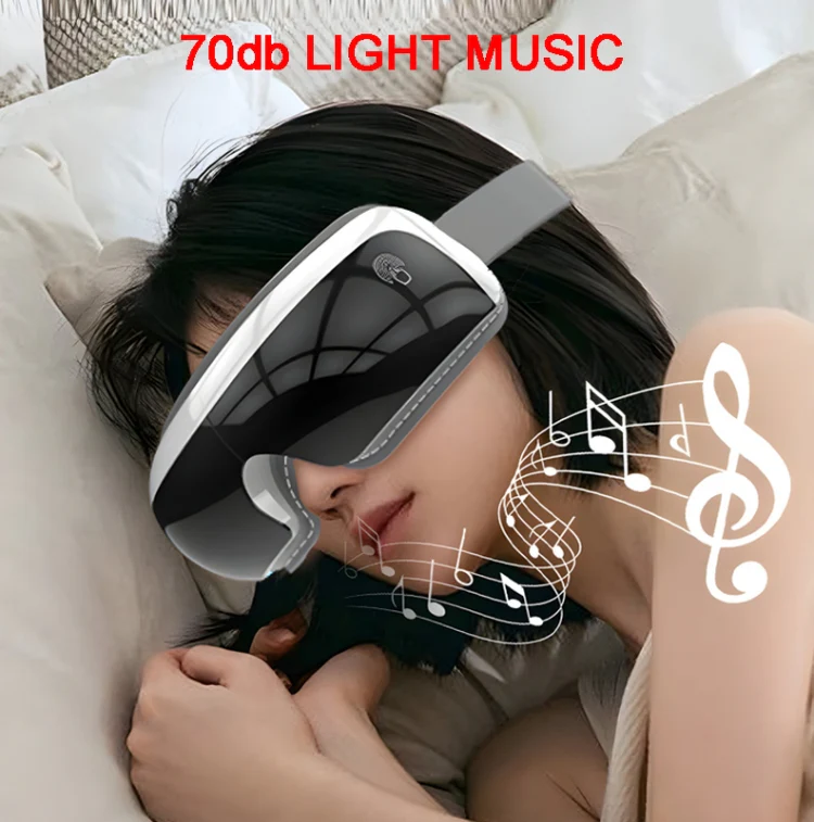 E5 Plus 26 Points Intelligent Eye Massager Adjustable Airbag Hot Compress Eye Protection Device(Black) - Image 10