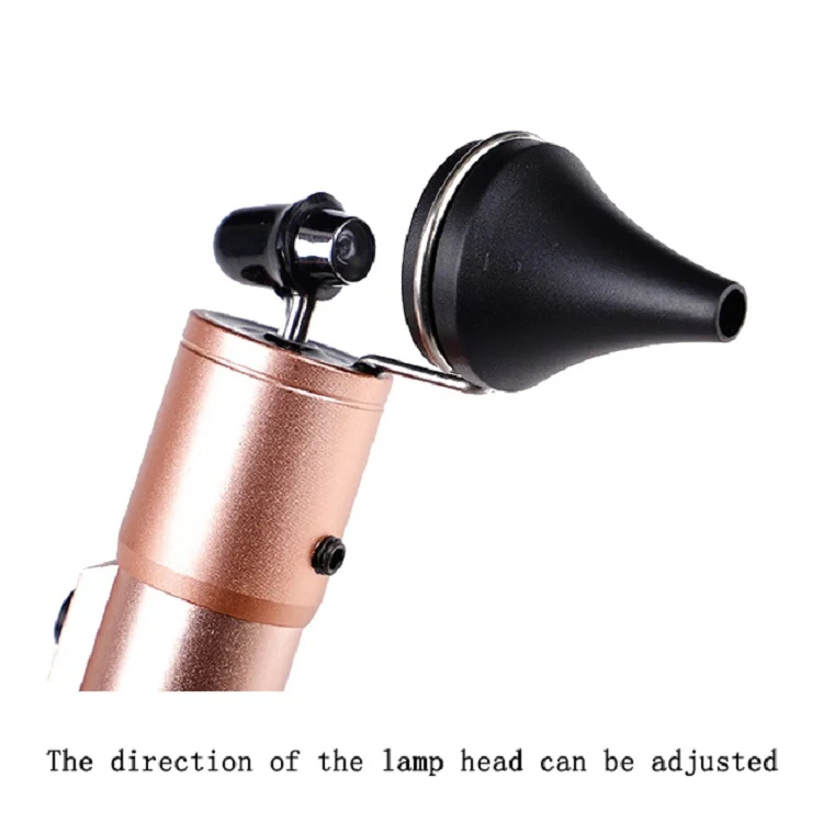 Ear Cleaning Hand Lamp USB Charging Otoscope(Black) - Image 3