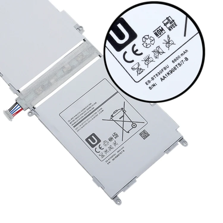 EB-BT530FBU 6800mAh For Samsung Galaxy Tab 4 SM-T530 Li-Polymer Battery Replacement - Image 4