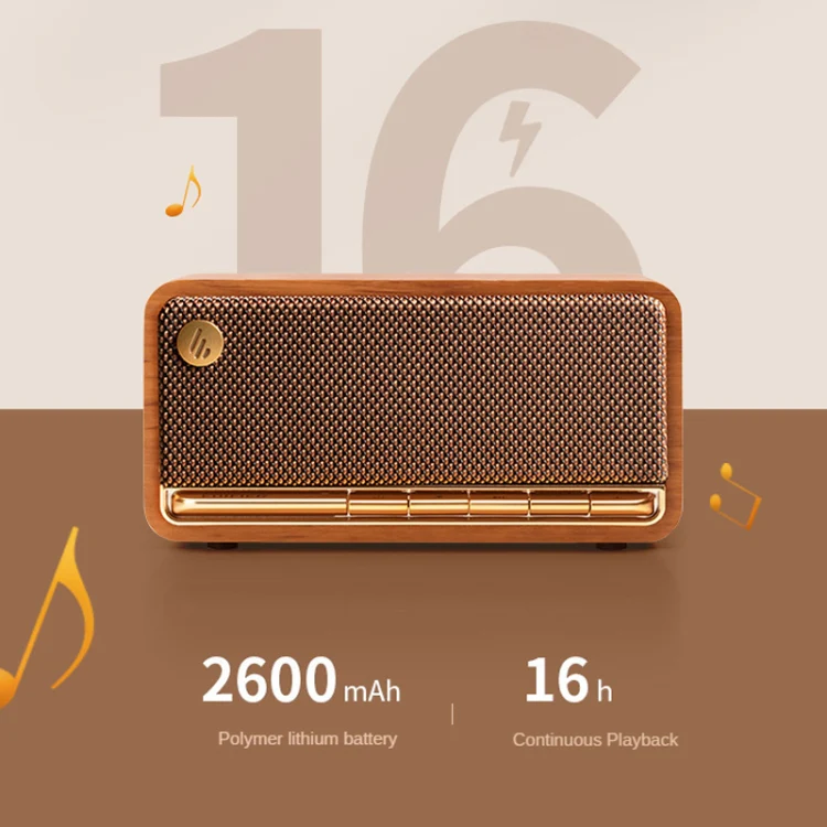 Edifier M230 Retro Classic Desktop Portable Wireless Bluetooth 5.0 Wood Speaker - Image 4
