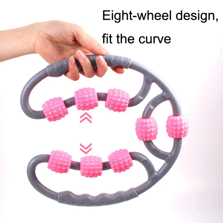 Eight Round Yoga Training Roller Ring-Shaped Leg Massager(Blue) - Image 4