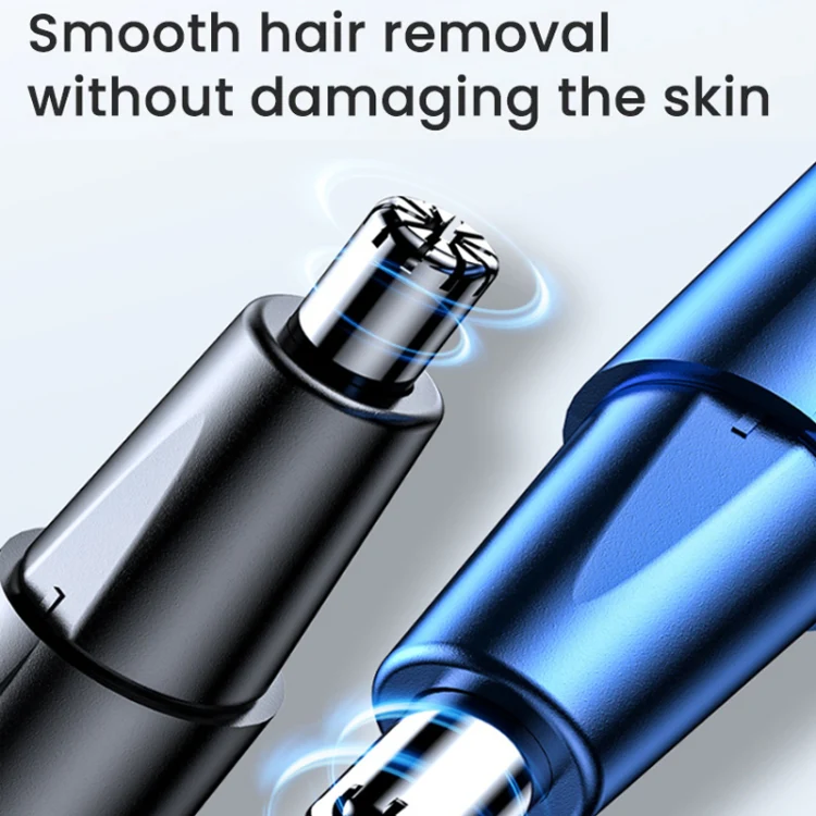Electric Nose Hair Clipper Rechargeable Washable Portable Travel Trimmer(Black) - Image 5