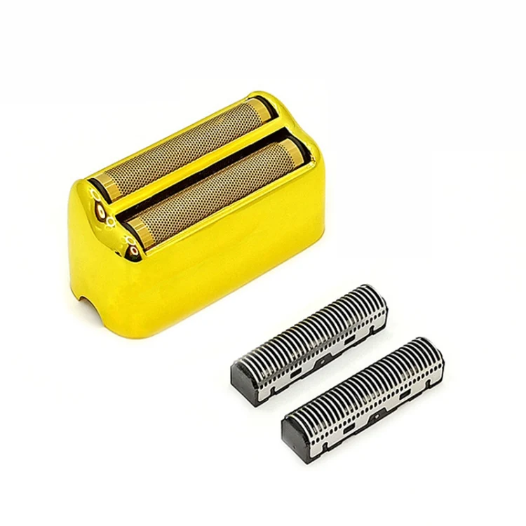 Electric Razor Trimmer Head Cover For Babylis,Style: Golden Cover+Knife Net+Knife Head