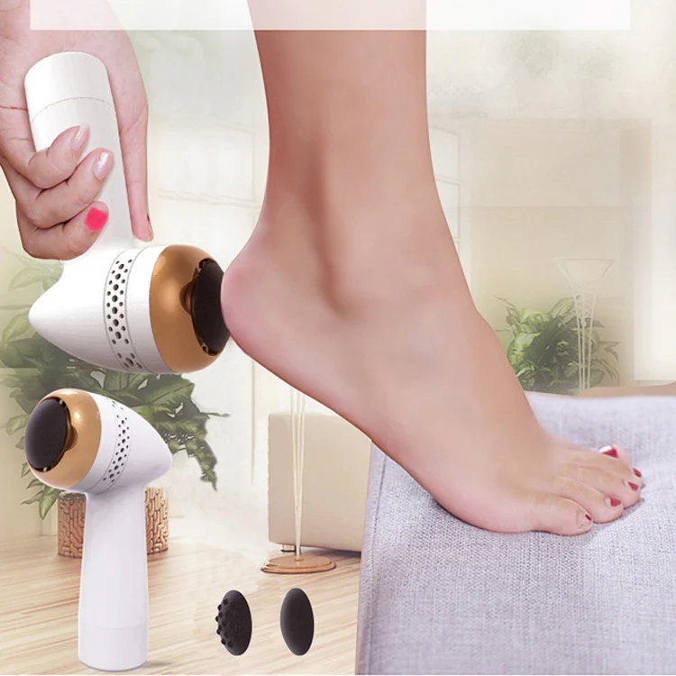 Electric Rechargeable Foot Peeling and Calluses Automatic Vacuum Grinding Foot Pedicure, Style:1200mAh(Silver) - Image 5