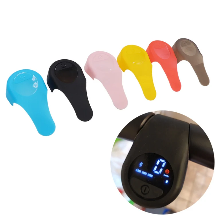 Electric Scooter Switch Panel Silicone Waterproof Protective Case for Ninebot ES1 / ES2 / ES4(Blue)