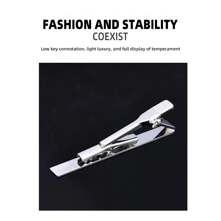 Electroplated Copper Colored Men Tie Clip(Z1040 Gold) - Image 4