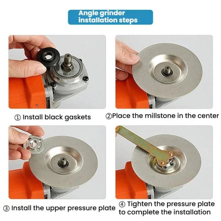 Electroplated Emery Grinding Disc Angle Grinder Grinding Wheel Blade, Spec: Fine Grinding 600 Mesh - Image 8