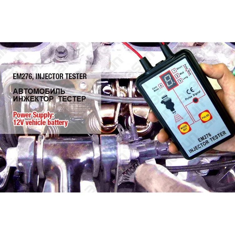 EM276 Car Fuel Injector Tester 4 Pluse Mode Fuel System Scanning Diagnostic Tool - Image 8