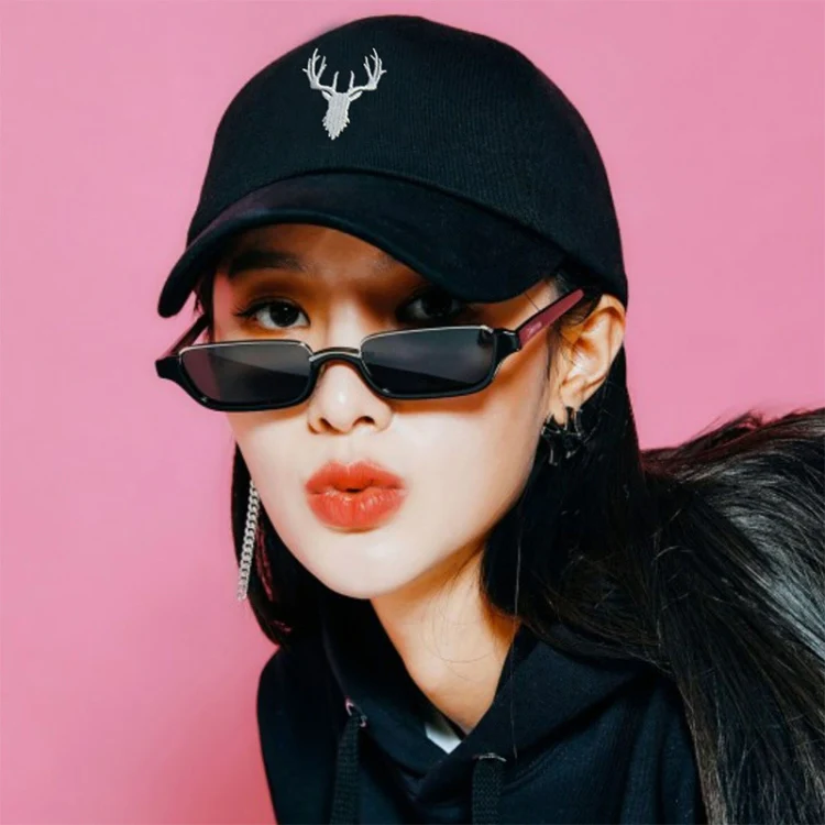 Embroidered Deer Adjustable Baseball Cap Solid Color All-match Peaked Cap(Brown) - Image 7