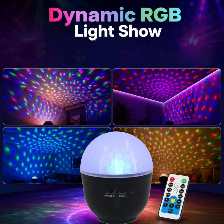 EMS-28 LED Eye-Caring Night Light For Office & Study, Stage Ambience Projection Lamp, Spec: Plug-in With Remote Control - Image 5