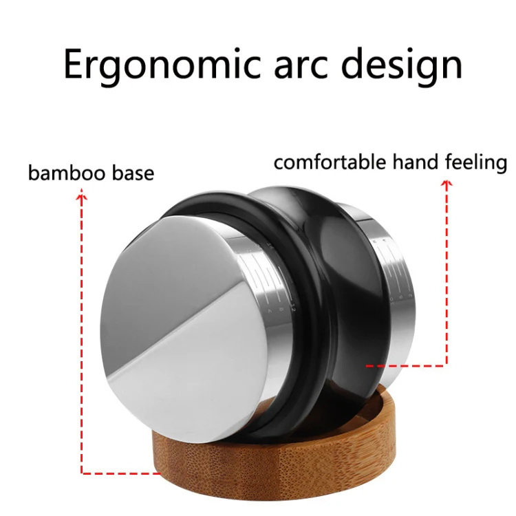 ENB-11 51mm Stainless Steel Coffee Cloth Powder Dispenser Coffee Machine Handle Universal, Colour: One Word Double Head - Image 4
