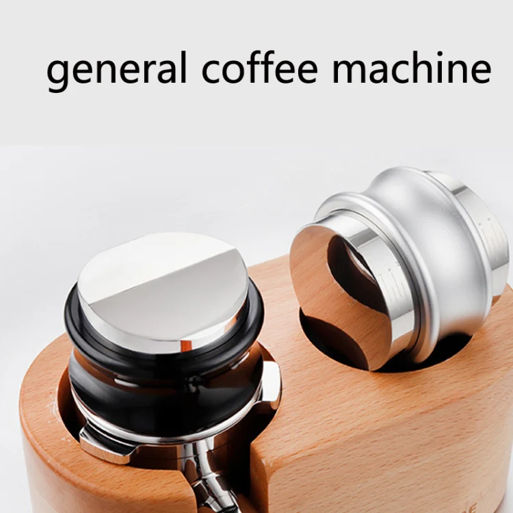 ENB-11 51mm Stainless Steel Coffee Cloth Powder Dispenser Coffee Machine Handle Universal, Colour: One Word Double Head - Image 7