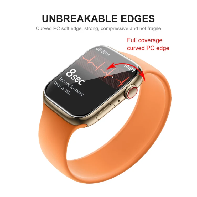 ENKAY Hat-Prince 3D Full Coverage Soft PC Edge + PMMA HD Screen Protector Film For Apple Watch Series 9 / 8 / 7 45mm - Image 5