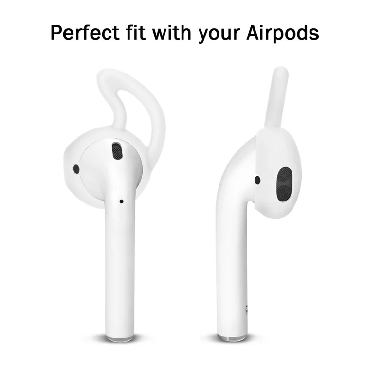 ENKAY Hat-prince Earphone Ear Caps Earpads Anti-lost Ear Hook for Apple AirPods, 2 Pairs - Image 5