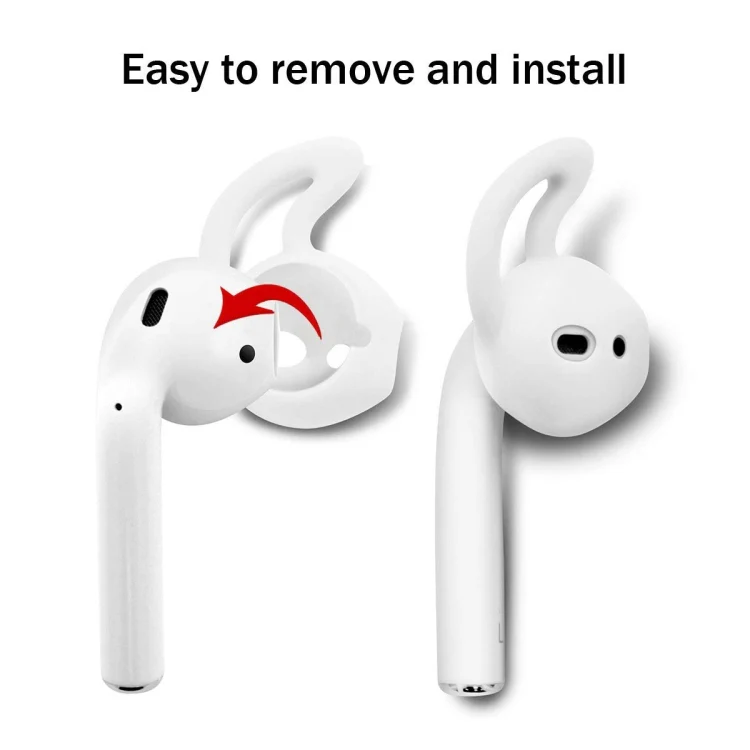 ENKAY Hat-prince Earphone Ear Caps Earpads Anti-lost Ear Hook for Apple AirPods, 2 Pairs - Image 6