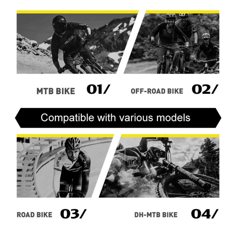 ENLEE E-2210 10pcs /Set Bicycle Jersey Stickers Mountain Bike Frame Protection Adhesive Tape, Model: Anime - Image 6
