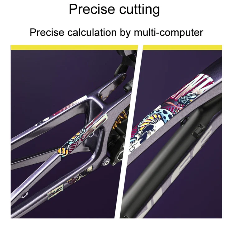 ENLEE E-2210 10pcs /Set Bicycle Jersey Stickers Mountain Bike Frame Protection Adhesive Tape, Model: Camouflage - Image 5